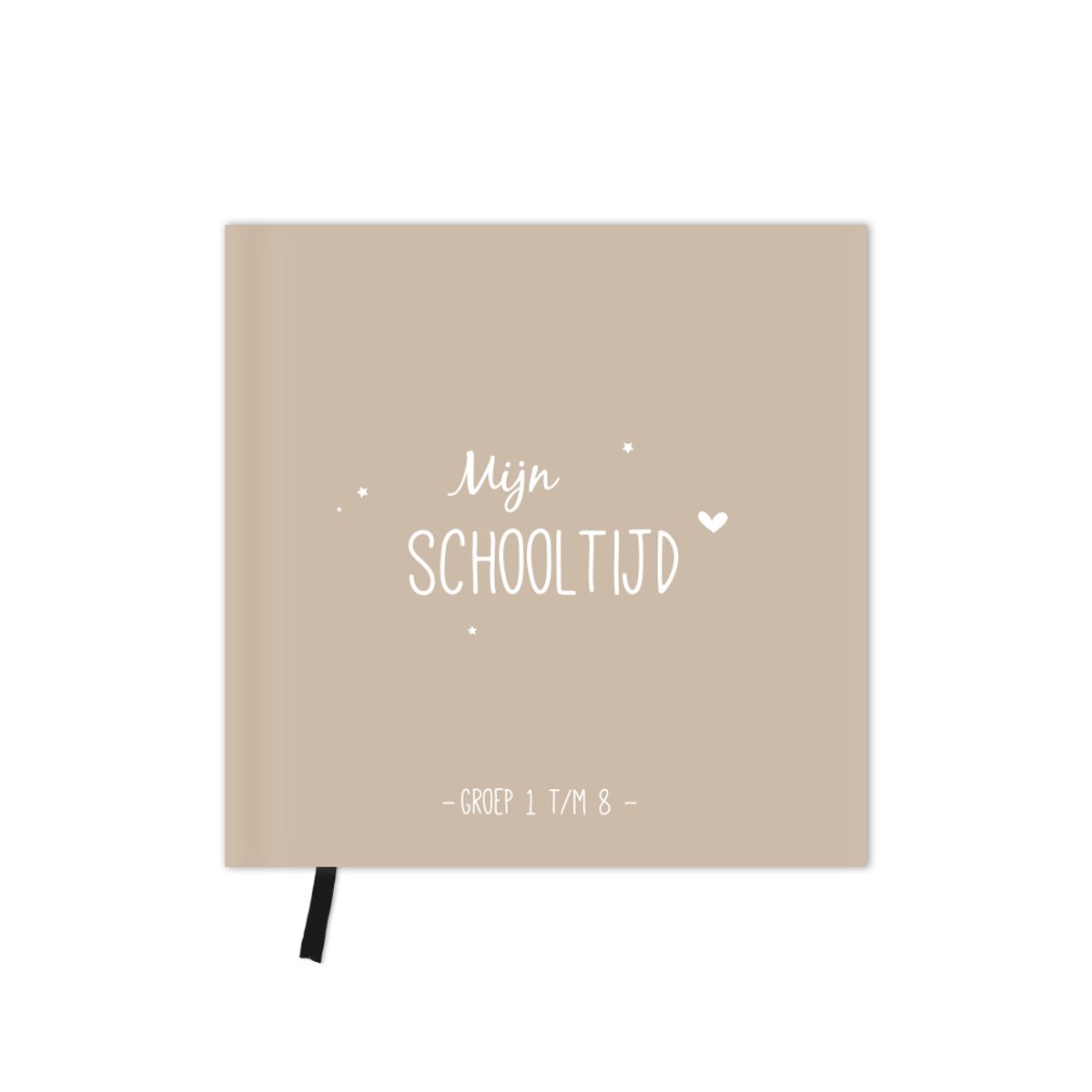 Schooltijd invulboek - schoolboek - groep 1 t/m 8 - beige - zand - nude - Fien & Feau