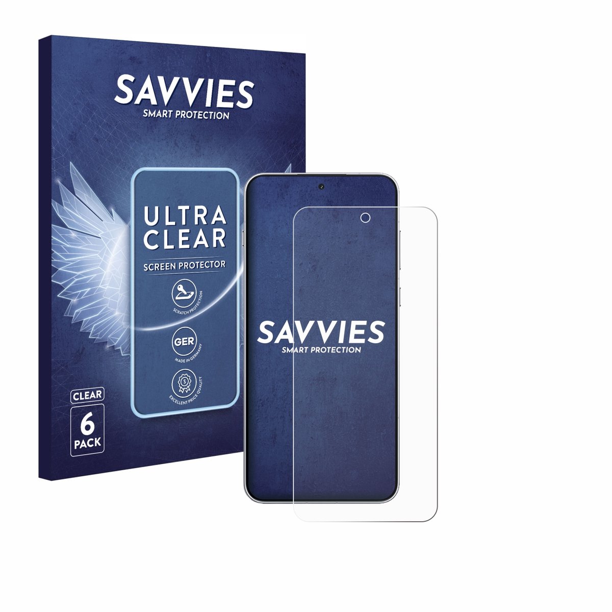 Savvies - Screenprotector voor OnePlus 15R - Folie Beschermfolie transparant 6 Stuks