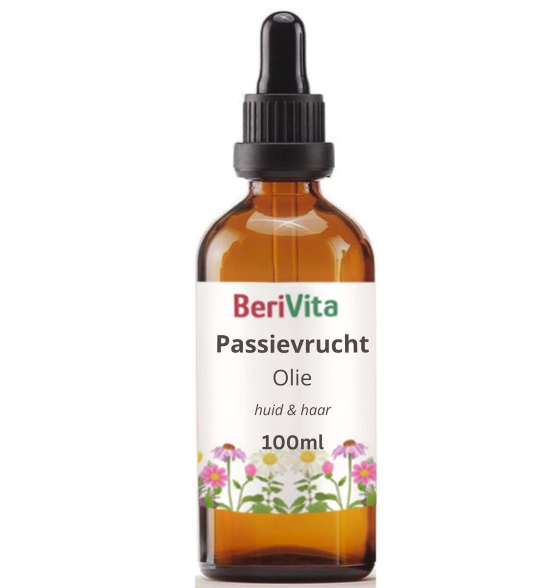 Passievrucht Olie 100ml Pipetfles Glas - Puur en Koudgeperst - Huidolie en Haarolie - Maracuja