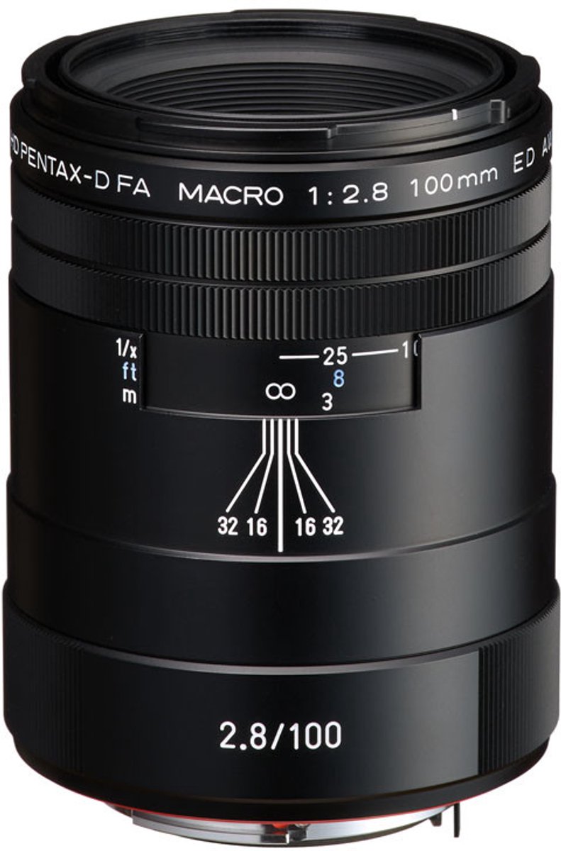 PENTAX HD DFA 100mm Makro f/2.8 ED AW Objektiv Schwarz