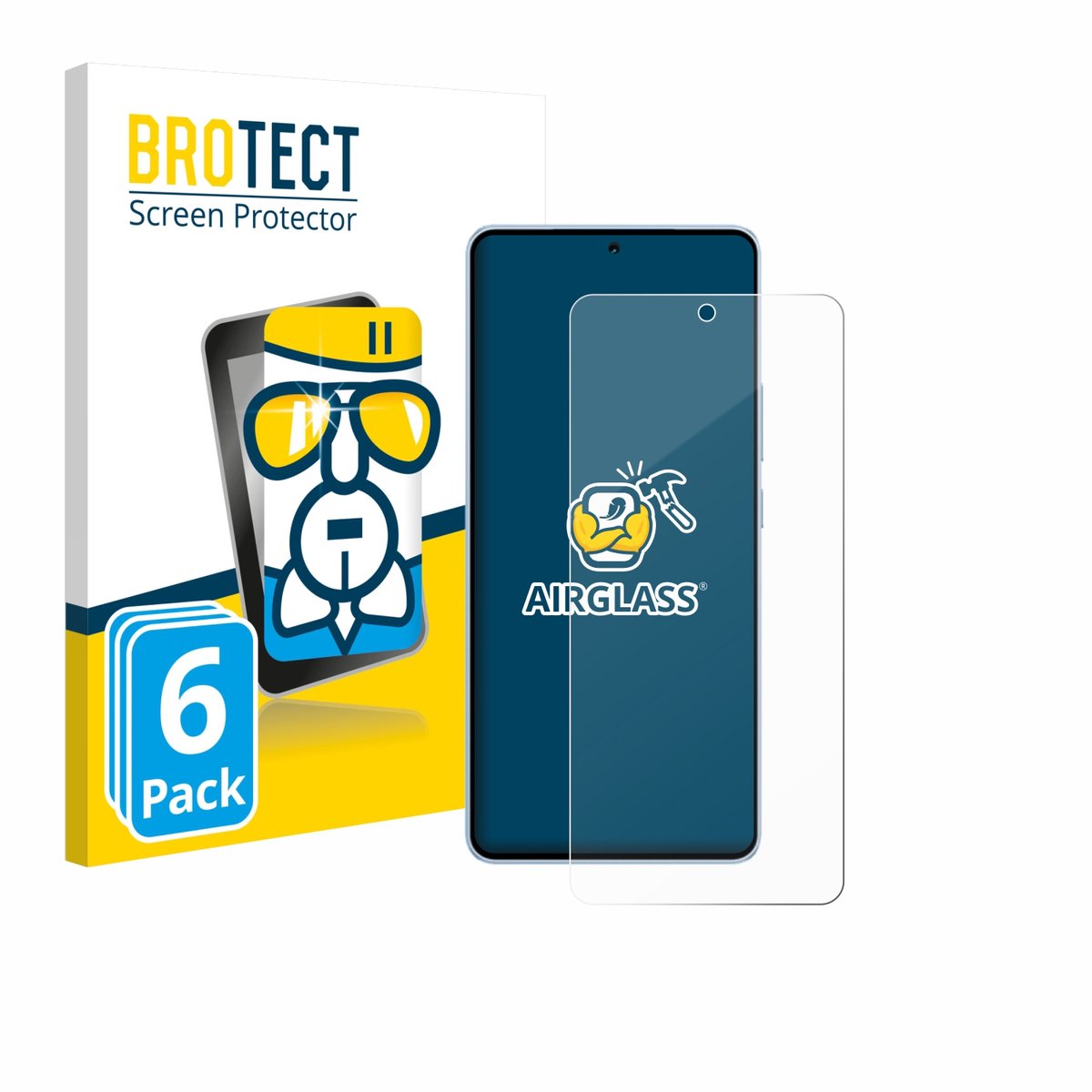 Screenprotector 6 Stuks voor Vivo iQOO Neo 10R Beschermglas transparant