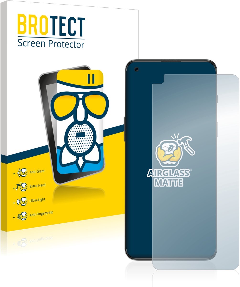 BROTECT - Screenprotector voor OnePlus Nord 2T 5G - Folie Beschermfolie Beschermglas matte