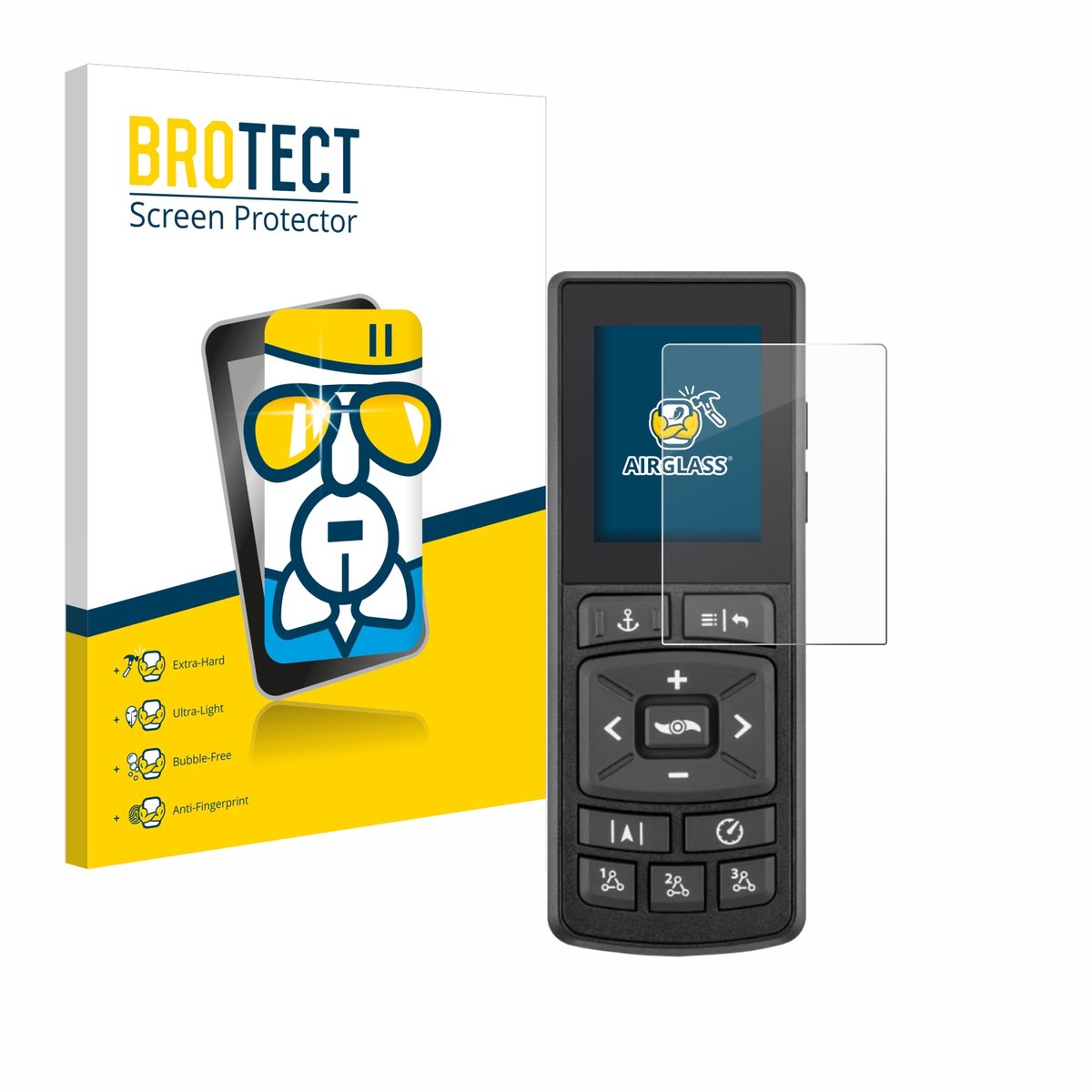 Screenprotector voor Minn Kota Advanced GPS Navigation Beschermglas transparant