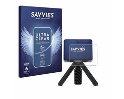 Savvies - Screenprotector voor Garmin Approach R10 - Folie Beschermfolie transparant 6 Stuks