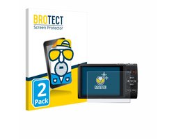 BROTECT - Screenprotector voor Canon Digital Ixus 285 hs - Folie Beschermfolie matte 2 Stuks