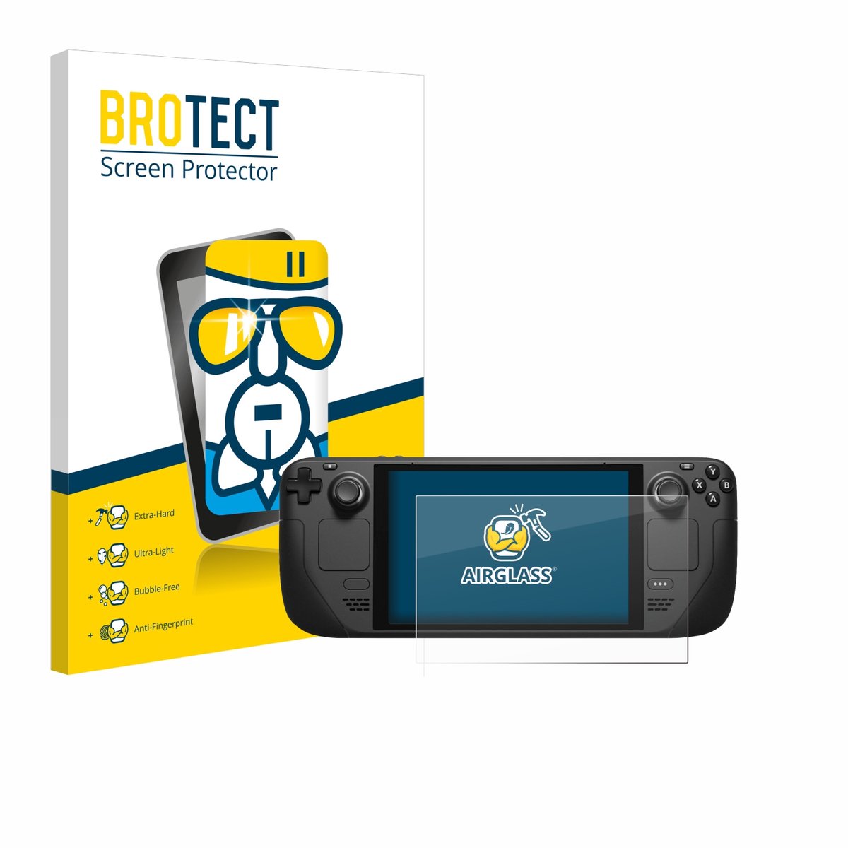Screenprotector voor Valve Steam Deck / OLED Beschermglas transparant
