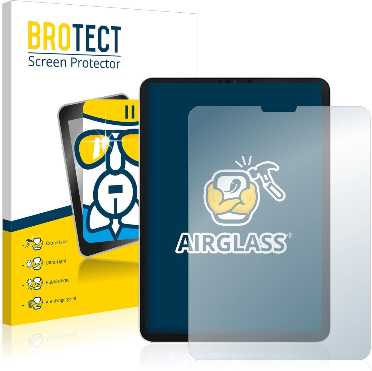 Screenprotector voor Apple iPad Pro 11" 2021 (3. Gen.) Beschermglas transparant
