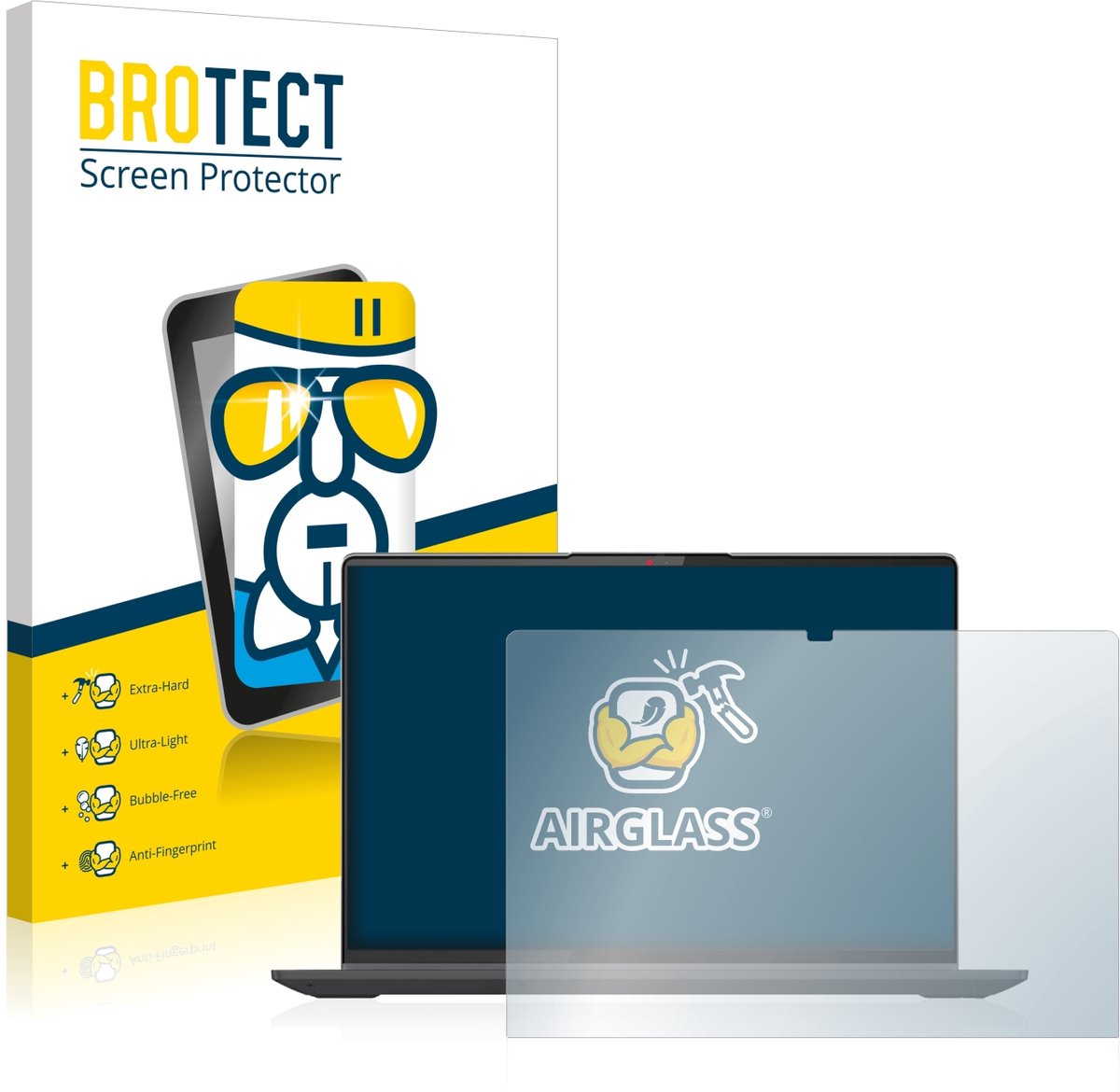 Screenprotector voor Lenovo IdeaPad Flex 5 16" Gen 7 16:10 Beschermglas transparant