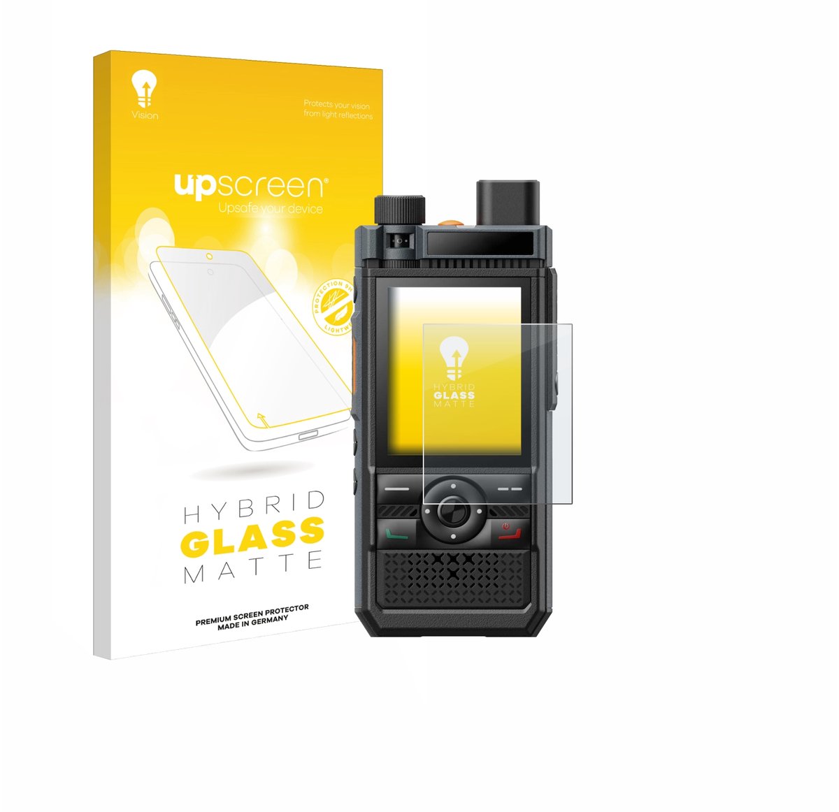 upscreen - Screenprotector voor Hytera P50 Pro - Folie Beschermfolie Beschermglas matte