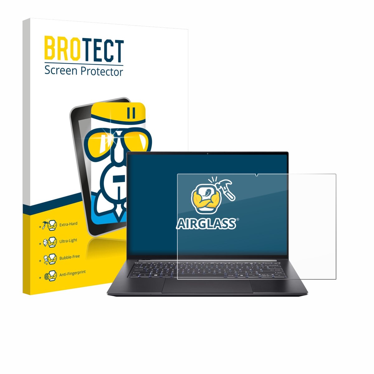 Screenprotector voor Acer Swift X 14 SFX14-73G Touch Beschermglas transparant