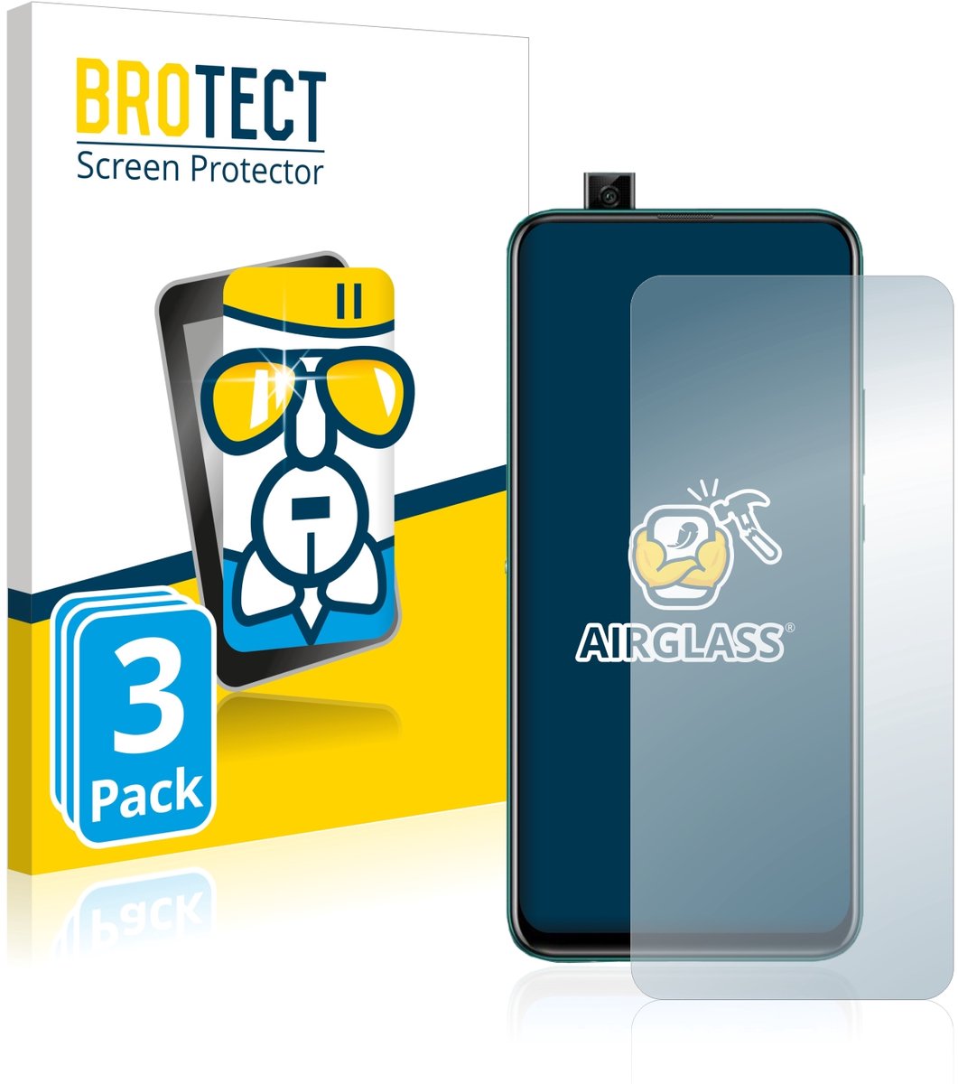 Screenprotector 3 Stuks voor Huawei P smart Z Beschermglas transparant