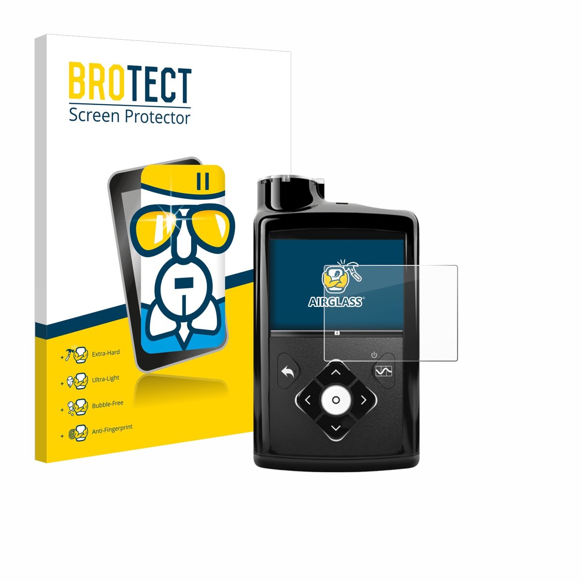 Screenprotector voor Medtronic Minimed 670G Beschermglas transparant