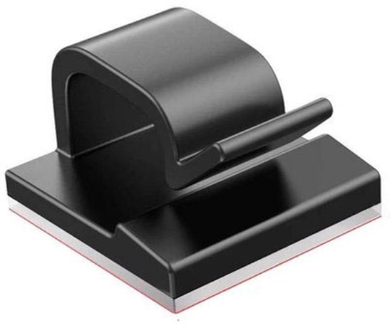 Clips de câbles - 20 pièces - Autocollants - Support de câbles - Gestion des câbles - Organisateur de câbles