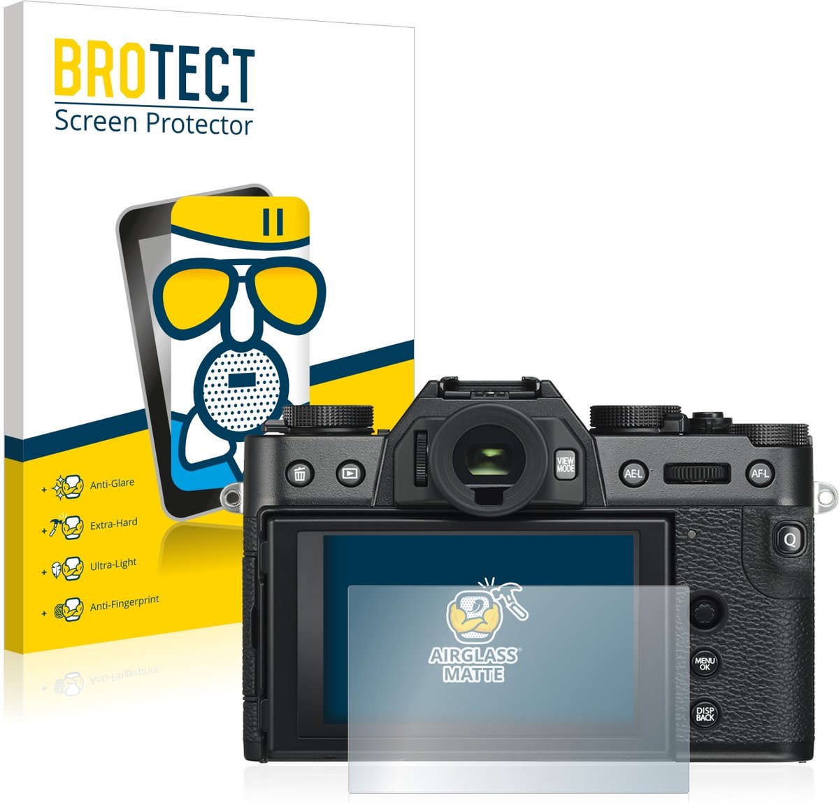 BROTECT - Screenprotector voor Fujifilm X-T30 ll - Folie Beschermfolie Beschermglas matte