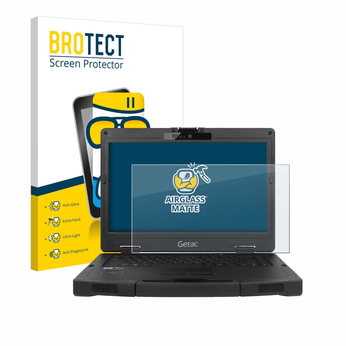 BROTECT - Screenprotector voor Getac S410 - Folie Beschermfolie Beschermglas matte
