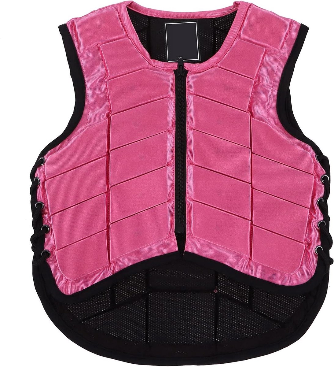 Allecto - Kinderrijvest - Nylon - Veiligheidsschuim - Roze - Paardrijden - Lichaamsbescherming - Geschikt voor kinderen - Gevoerd - Rijvest - Paardrijden.
