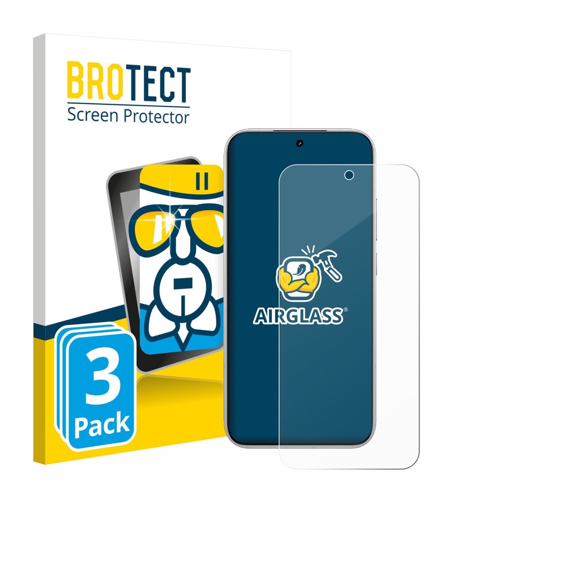 Screenprotector 3 Stuks voor Xiaomi Poco F8 Pro Beschermglas transparant