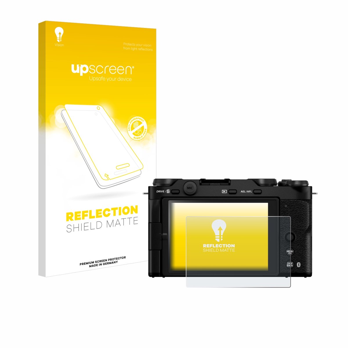 upscreen - Screenprotector voor Fujifilm X-M5 - Folie Beschermfolie anti glare matte
