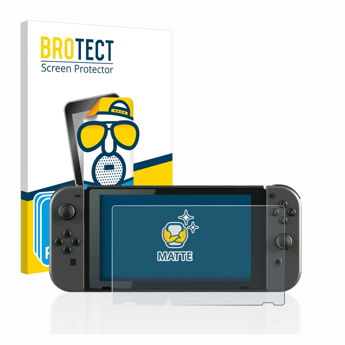 BROTECT - Screenprotector voor Nintendo Switch - Folie Beschermfolie matte 6 Stuks