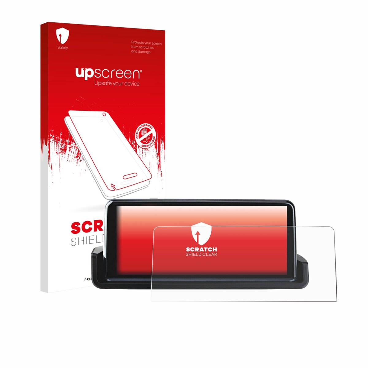 upscreen - Screenprotector voor Junsun Carplay 10.25" - Folie Beschermfolie transparant