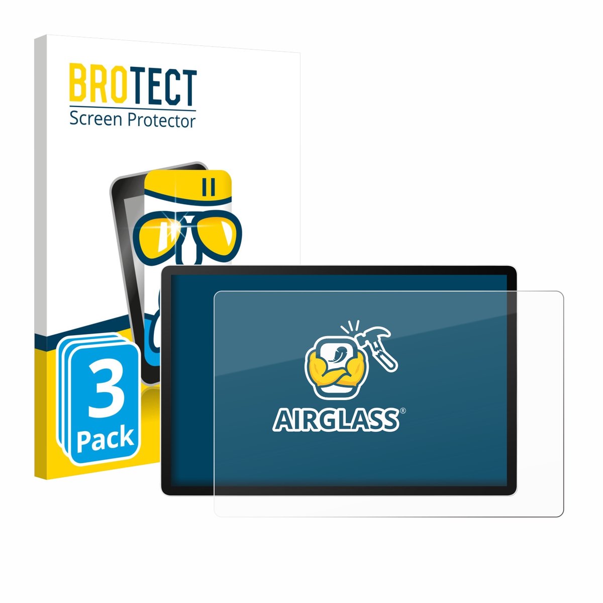 Screenprotector 3 Stuks voor Wacom MovinkPad Pro 14 Beschermglas transparant