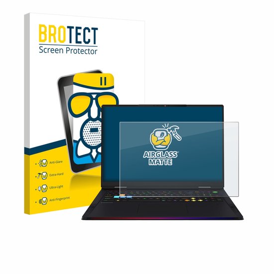 BROTECT - Screenprotector voor MSI Raider 18 HX AI 2025 - Folie Beschermfolie Beschermglas matte
