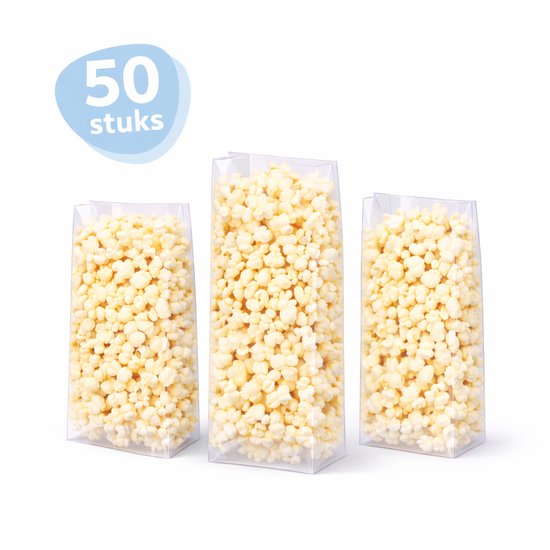 100 stuks 7 x 10 cm kleine cellofaanzakjes, doorzichtige cellofaanzakjes, voor het