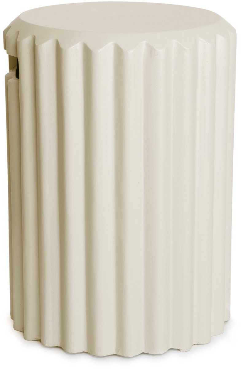Happy Cocooning Housse pour bouteille de gaz Rib - Oyster Beige