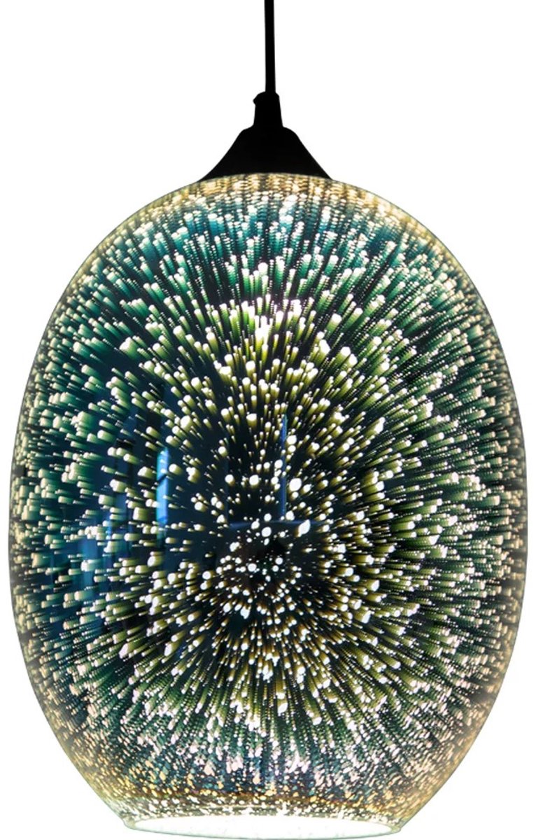 MIAAD hanglamp - Hanglamp eetkamer - Glazen hanglamp - Plafondlamp - Design met luxe glazen afwerking die direct sfeer en klasse toevoegt aan de ruimte -