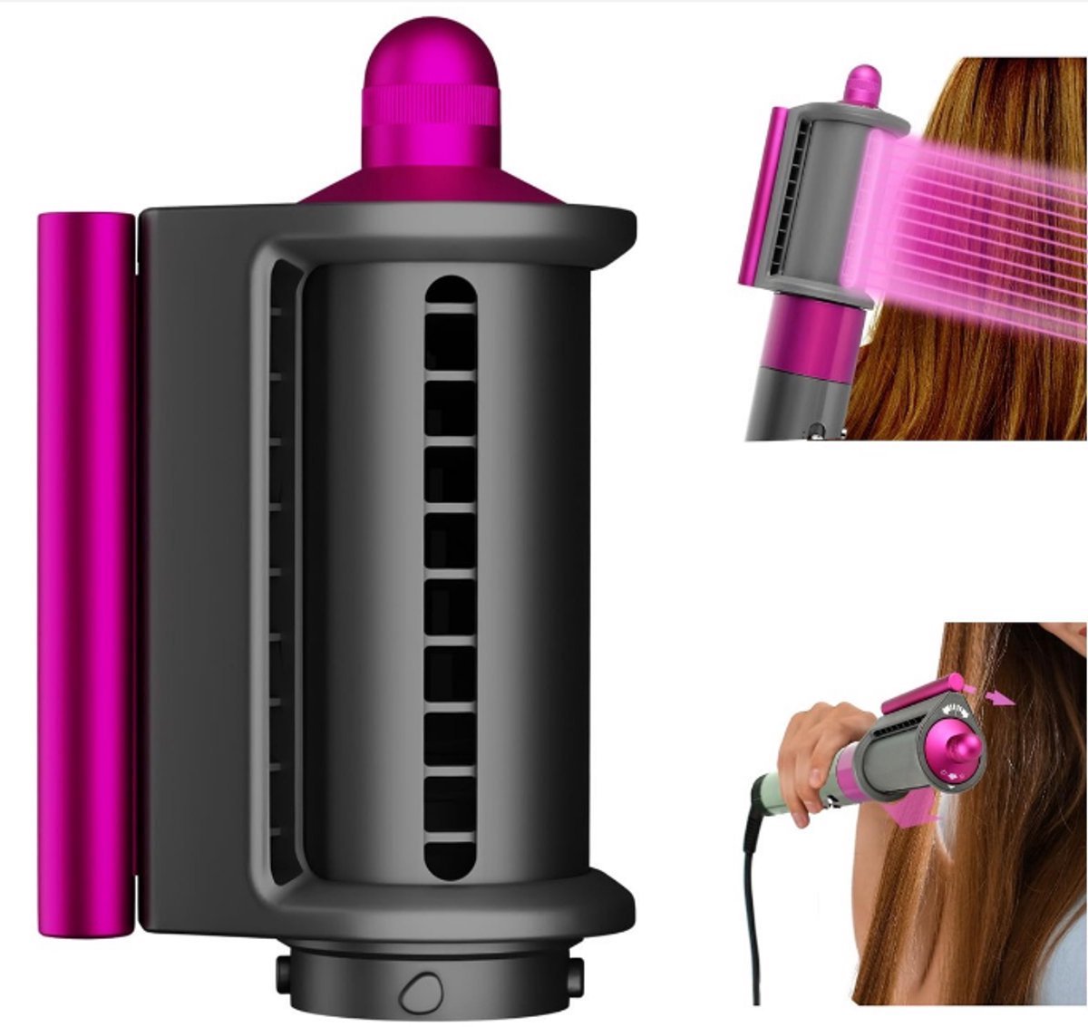 Kraftverdia® - Haardrogeropzetstuk-Haardroger, anti-fly-up mondstuk-geschikt voor Dyson Airwrap Styler HS01 HS05-Gereedschappen geschikt voor haarstyling-geschikt voor Dyson-accessoires-Tot ziens vliegende haren