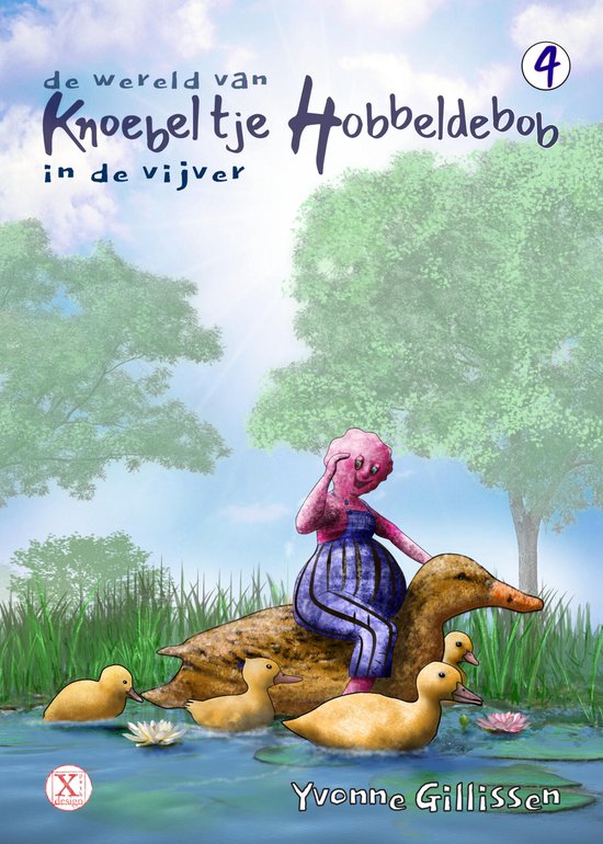 de wereld van Knoebeltje Hobbeldebob 4 - in de vijver - cover