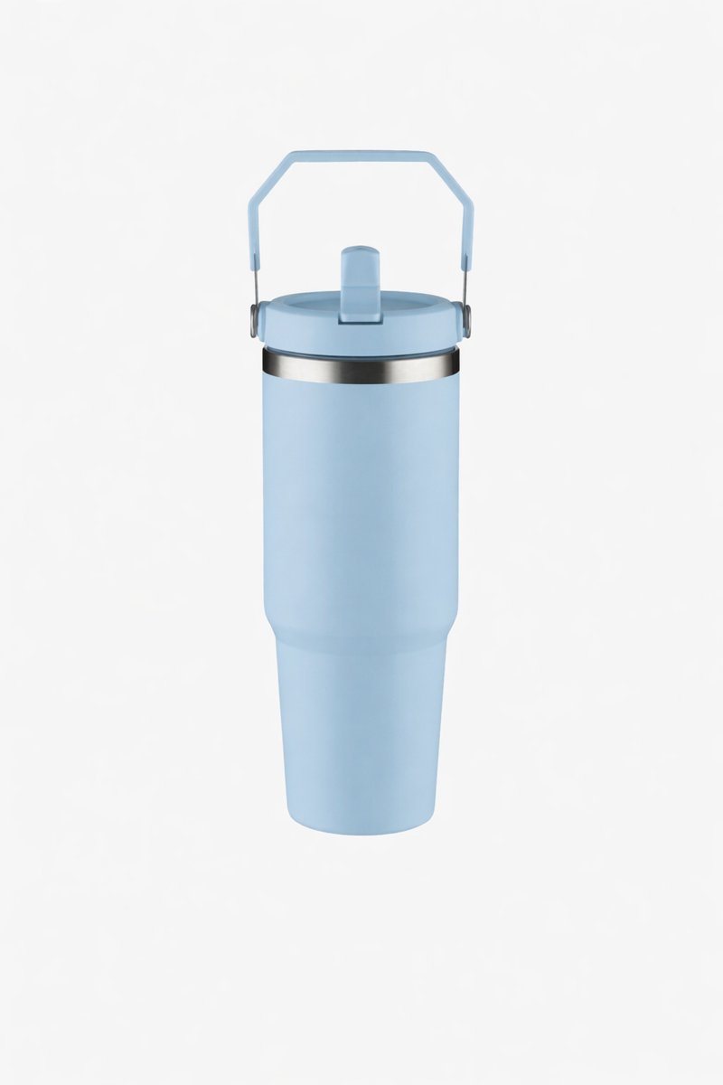 Thumbles blauw RVS 900ml