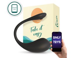 ONLYTOYS® The Wave - Vibrerend Ei met Afstandsbediening - Clitoris Stimulator - G Spot Vibrator Tril Ei met App - Vibrators voor Vrouwen en Koppels - Vibrerende Eieren - Sex Toys