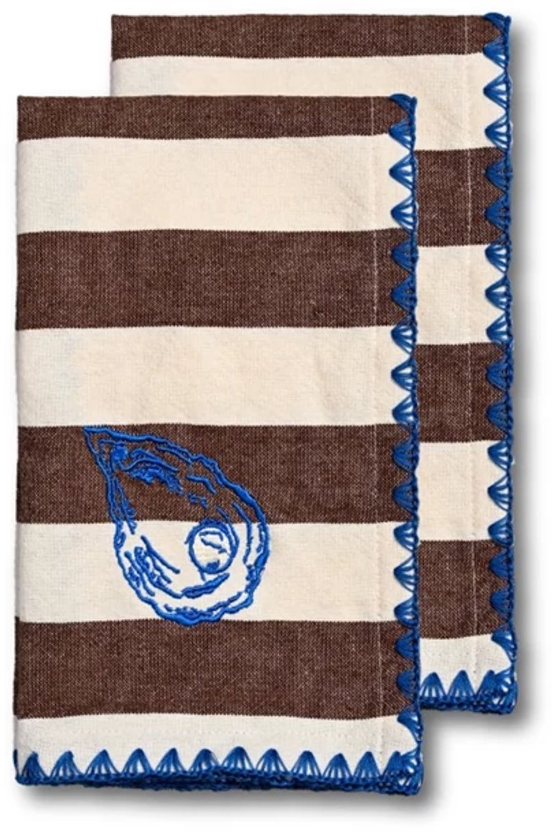 Byon Bubba servet set van 2 45x45cm bruin
