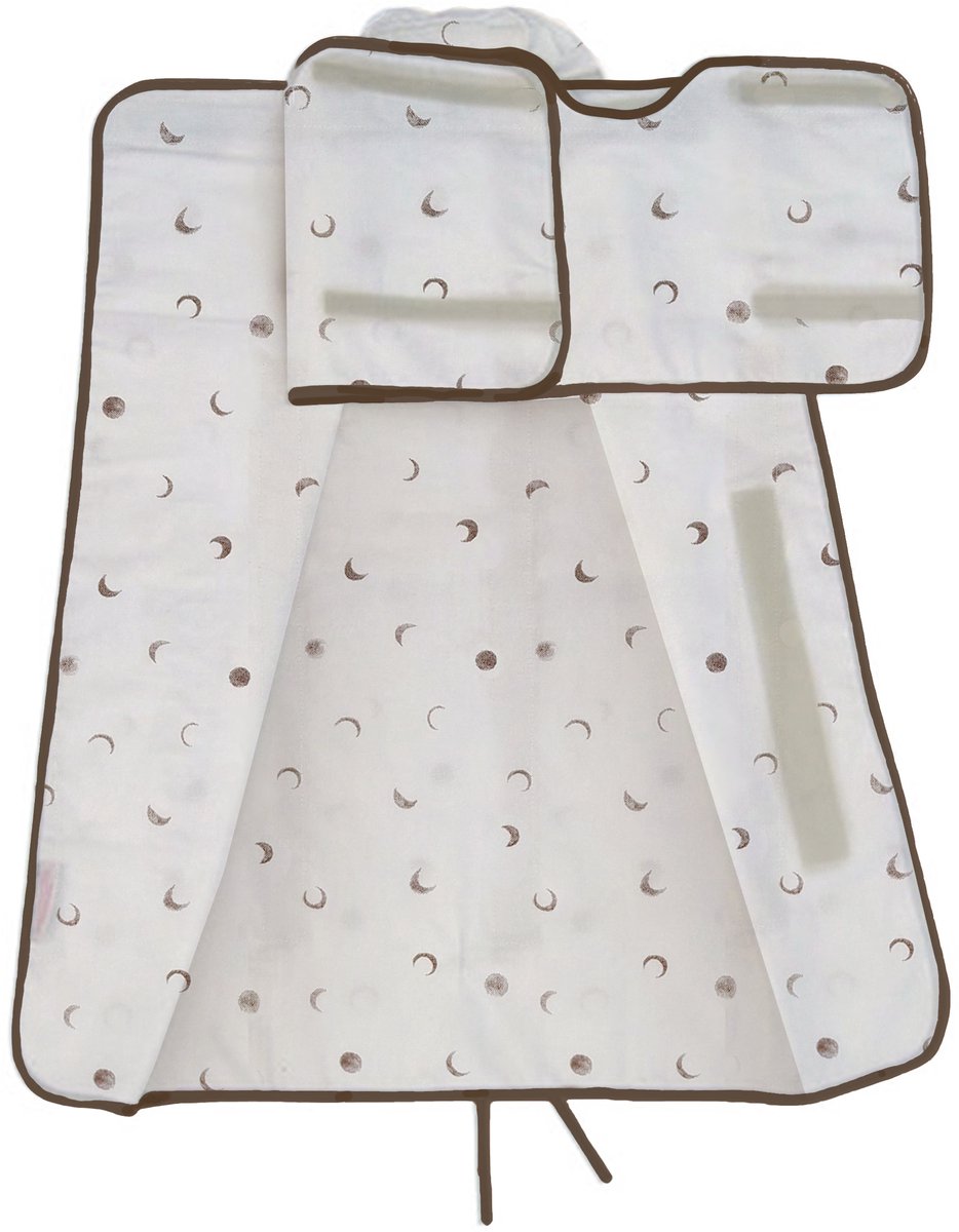 Pacco Plus XL Afbouwdoek vanaf 8 kg - wit met maan
