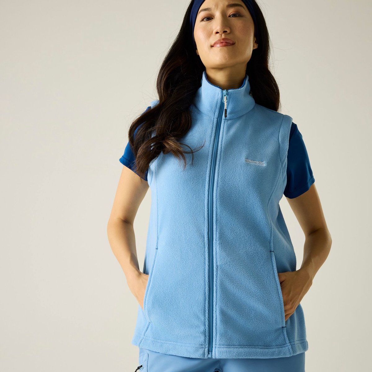 Sweetness II Lichtgewicht Fleece Bodywarmer voor Dames Blauw