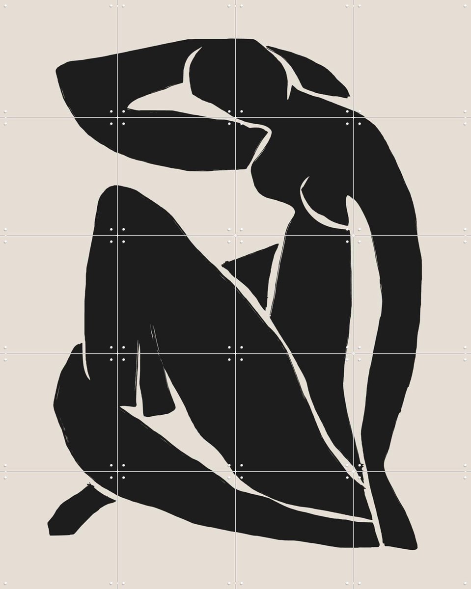 IXXI Woman, The Miuus Studio & Various - 80 x 100 cm - Gratis ophangtool - Grote wanddecoratie en posters - Illustraties, Abstract, Portretten