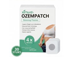 OzemPatch Afslankpleisters – 30 stuks – Voor Afslanken & Afvallen - Detox Pleisters - Vervangt Afslankpillen