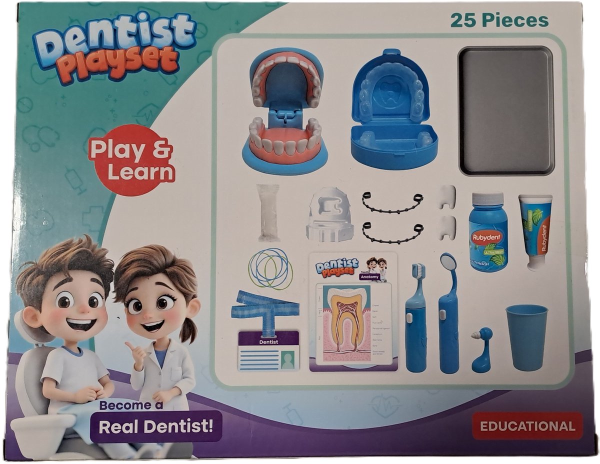 Ruby Toys Tandartsset 25-delig
