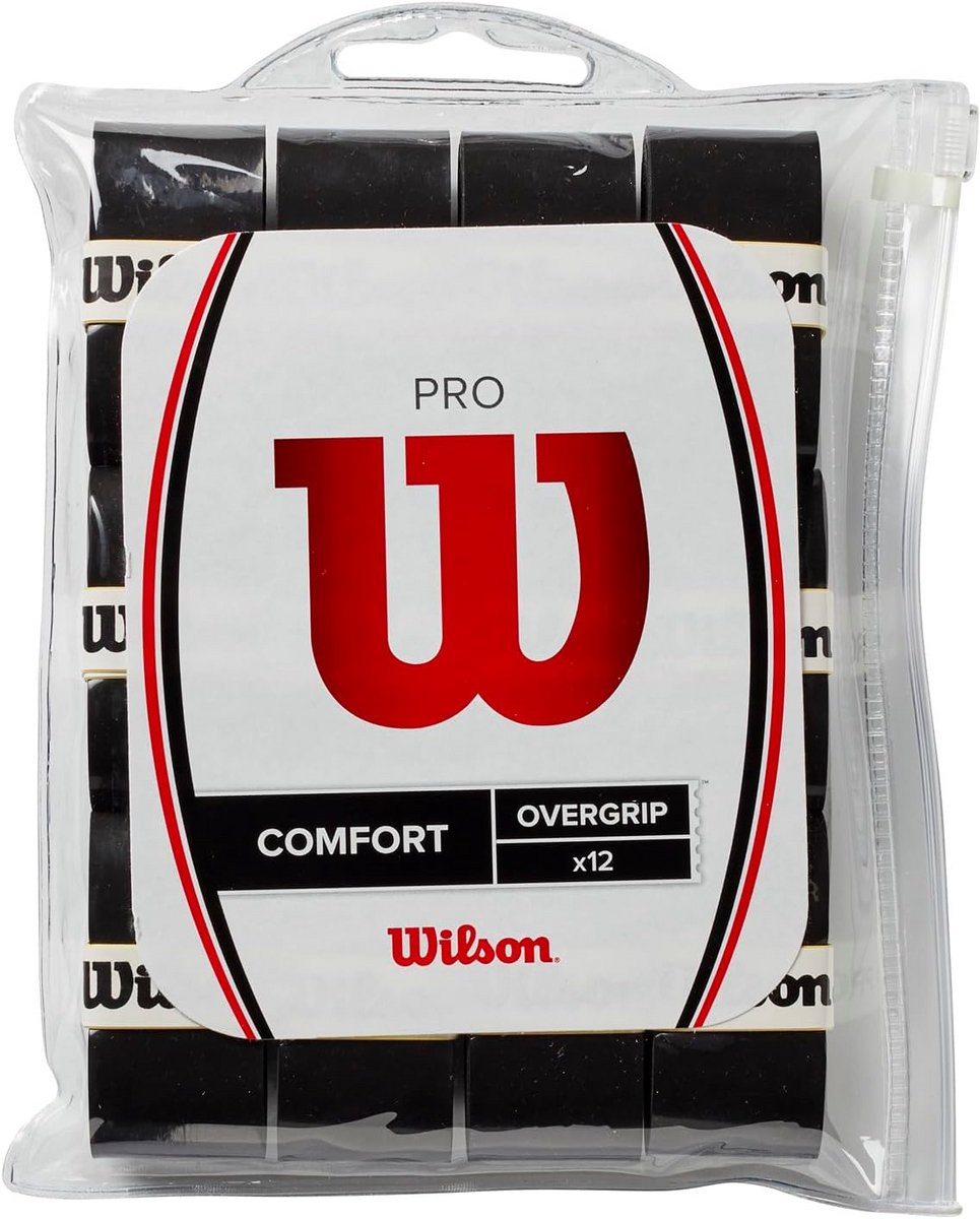 Tennis Racket Grip Tape Zwart 12 Stuks - Antislip en Duurzaam