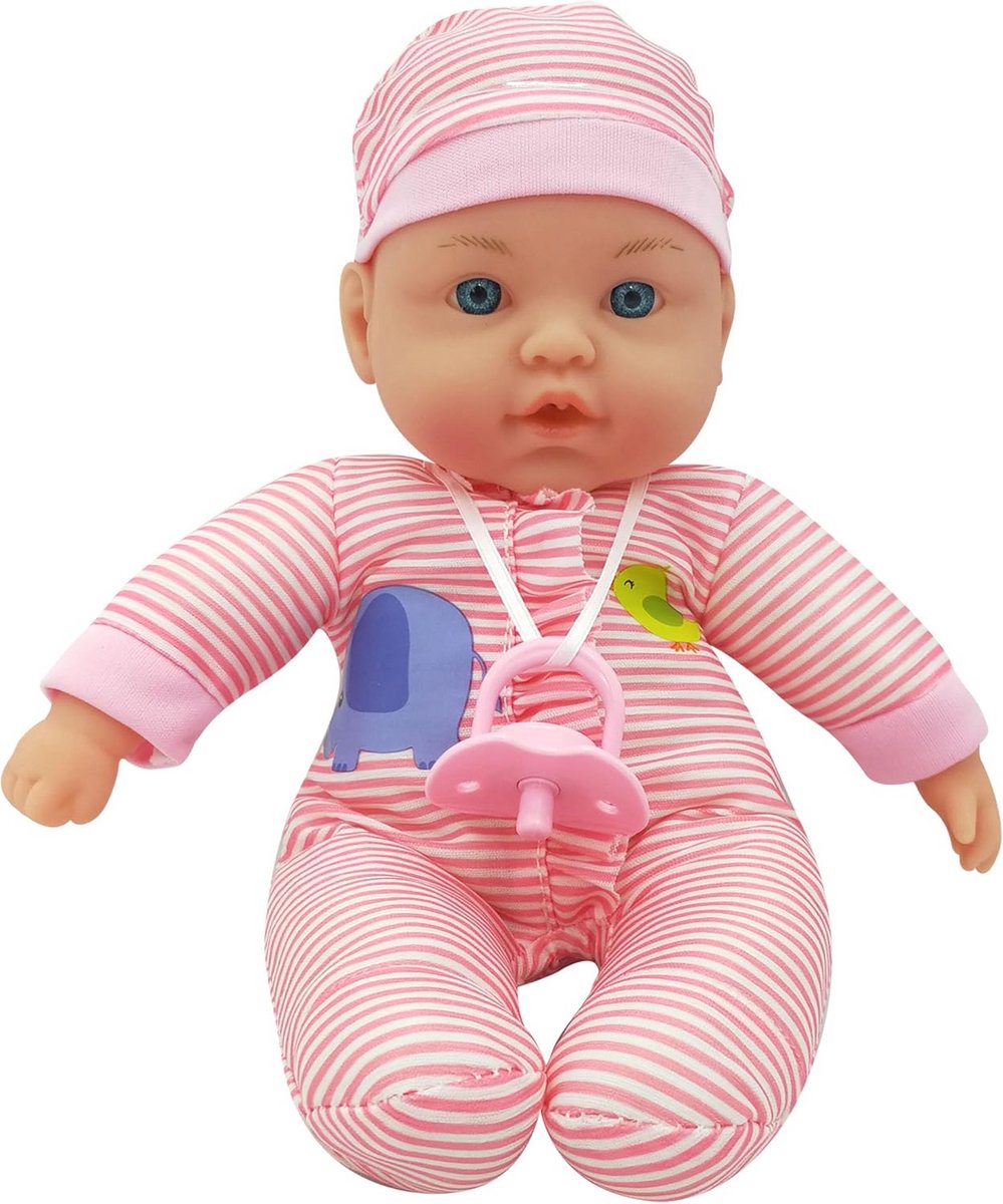 Interactieve Babypop met Zacht Lichaam en Realistische Geluidjes