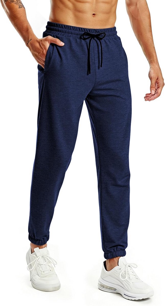 Heren Joggingbroek Casual met Zakken Katoen Dikke French Terry
