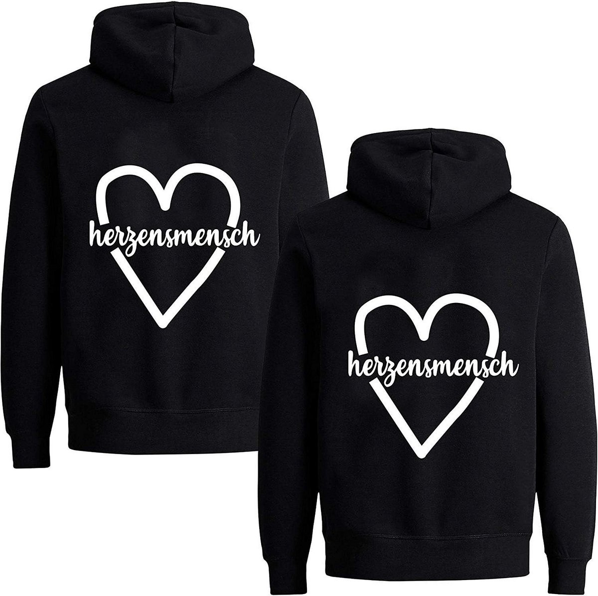 Hoodie voor Dames met 'Beste Vrienden' Opdruk - Ideaal voor Zussen en BFF