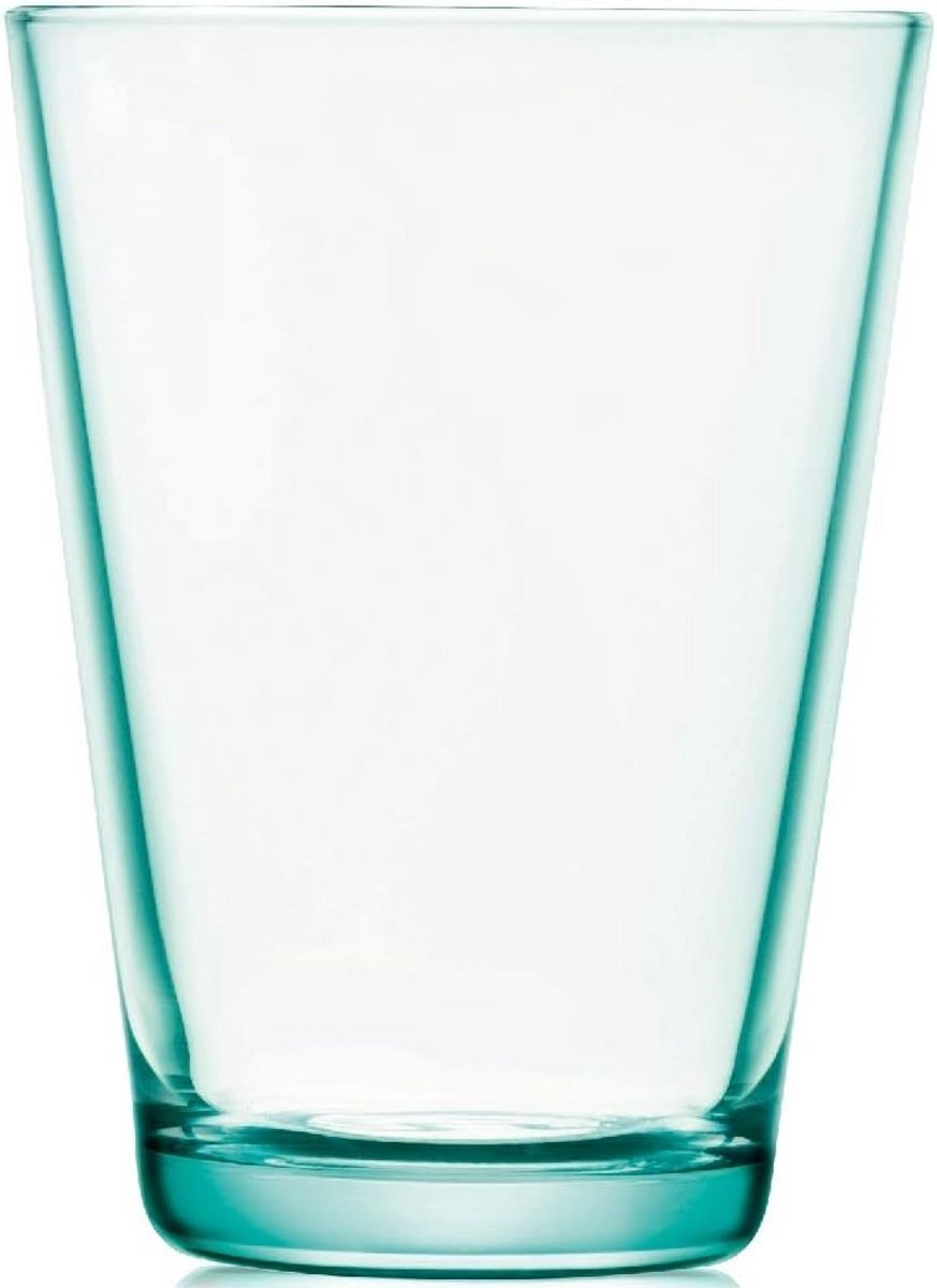 Set van 2 Waterglazen 40 cl Groen Glas