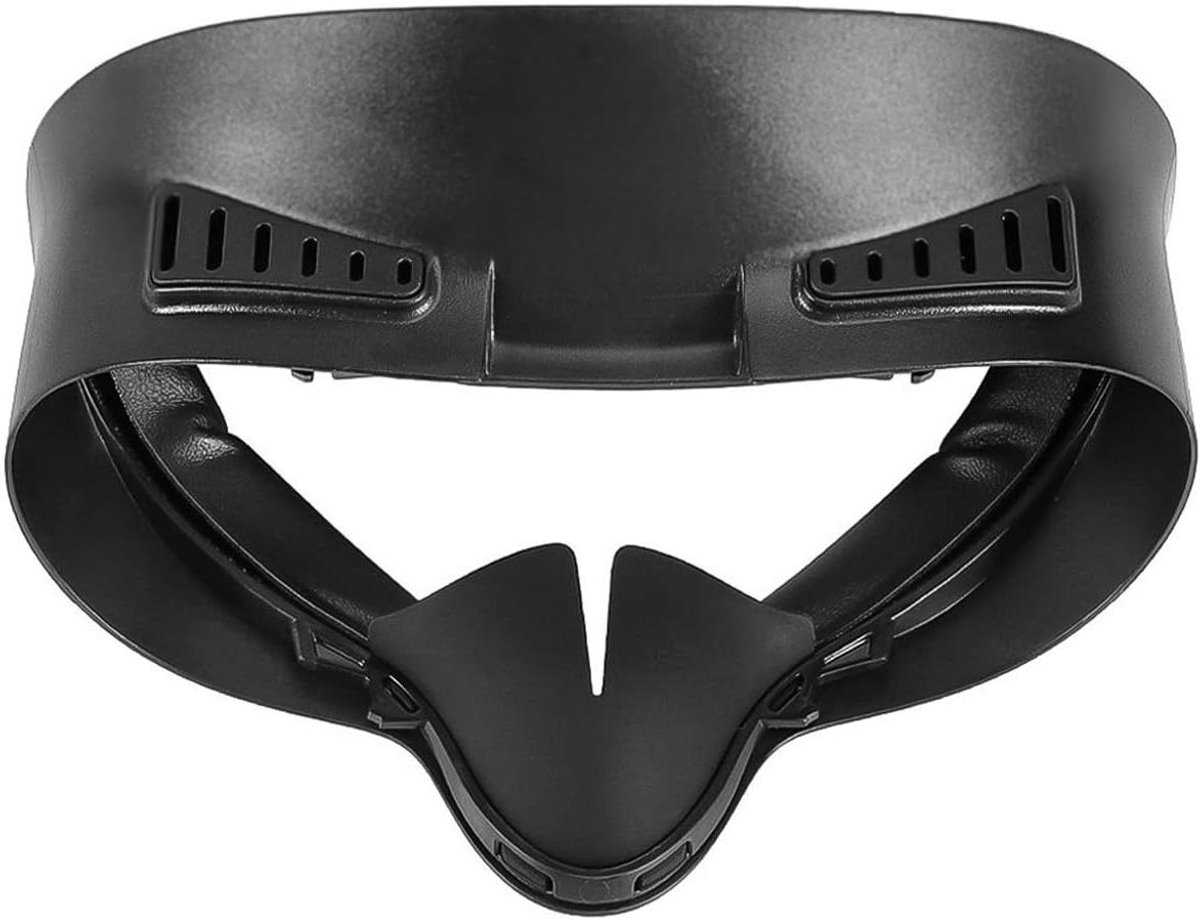 Allecto- VR-accessoire - Quest 3 - Gezichtsinterface - PU-kussen - Ademende - Ice Silk Cotton - Gezichtskussenpad - Comfort - Vervanging - Zwart - Compatibel met VR-brillen