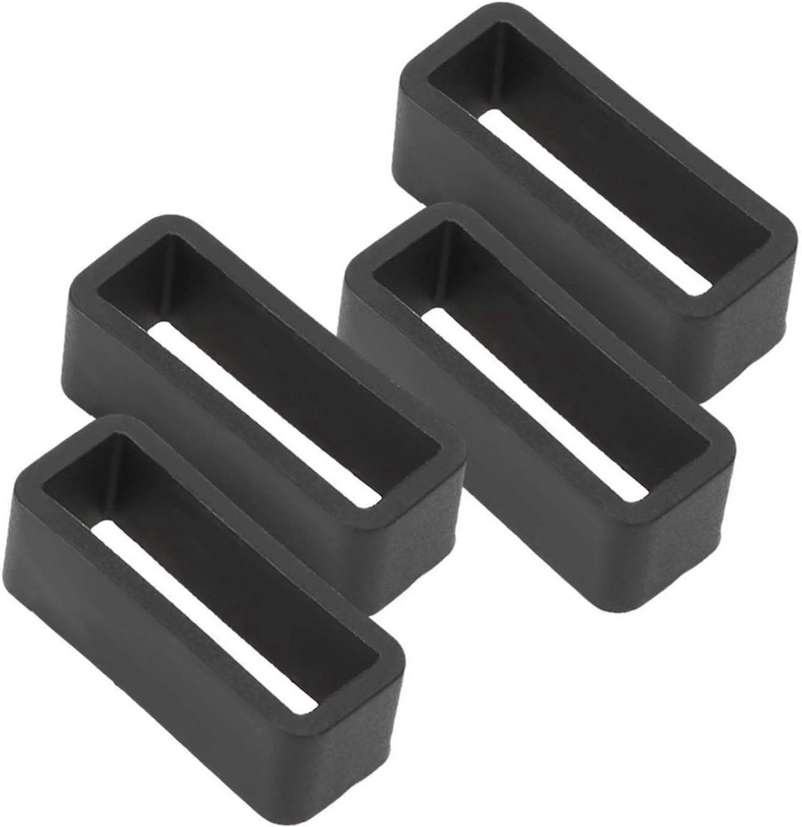 Horlogebandje Vervangend - Armband 4 Stuks - Boucle Securite - Gummiring - Riem Veiligheidsgesp - Polshorloge - Siliconen - Ice Horloge - Accessoire voor SWATCH (20mm) - Geschikt voor Armband - Riem - Montre