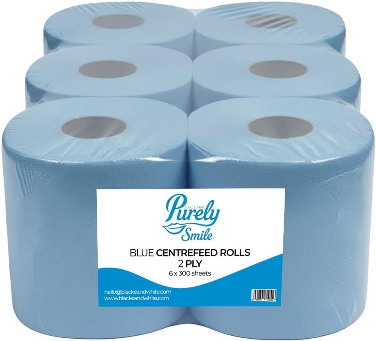 Keukenrol 6 Rollen Centrale Afroller Dubbellaags Hoog Absorberend