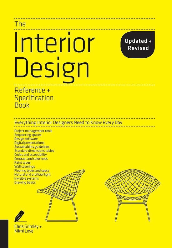 Boek cover The Interior Design Reference & Specification Book updated & revised van Chris Grimley (Paperback)