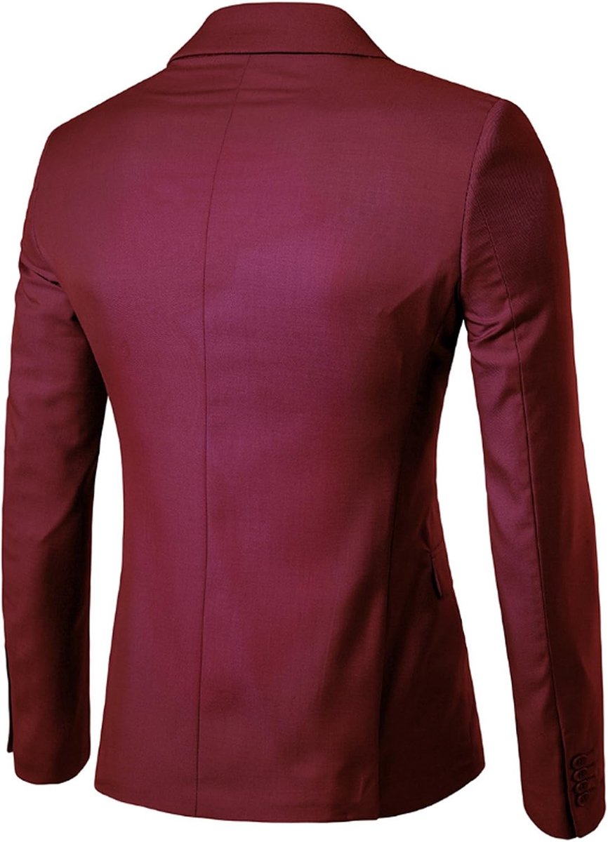Herencolbert Slimfit - Vrijetijdspak Jas - Casual Draagcomfort - Aziatische Maatvoering - Ruim Maatbereik