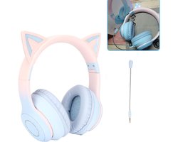 White-Label® Game Headset - Koptelefoon Gaming - Met Microfoon - Blauw en Roze